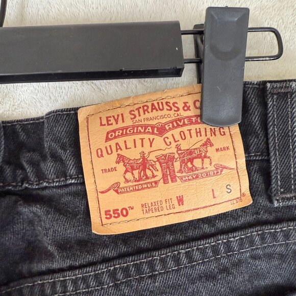 Vintage Levi's Size 10 Regular 550 Relaxed Fit 100% Cotton Authentic Red Tab - Picture 6 of 11